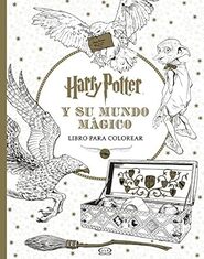 Imagen de Harry Potter y su mundo mágico libro para colorear